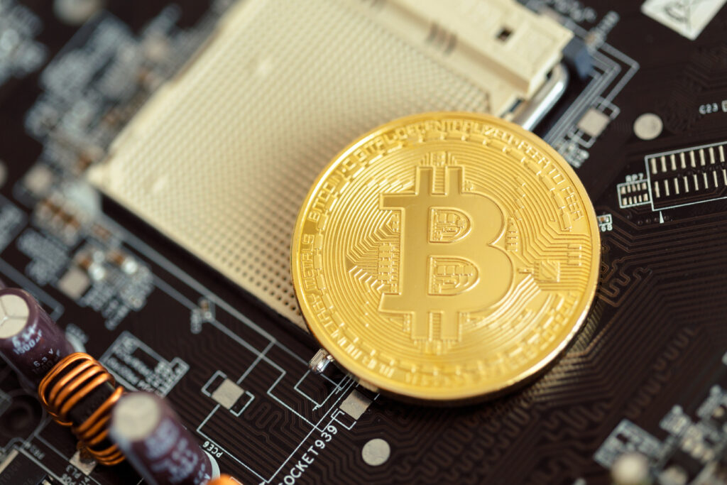 Photo Golden Bitcoin